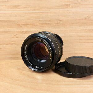 Asahi Pentax SMC Takumar 55mm f/2 M42 Screw Mount Lens / Japan